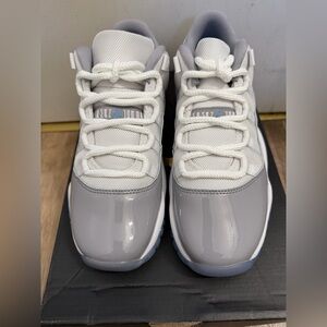 Air Jordan Retro 11 Low Cement Grey. 528896-140zSize 6Y/ 7.5 Women. Brand New